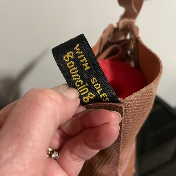 Iridescent Molly Pink Doc Marten Lace-Up Ankle Boots - Picture 13 of 16